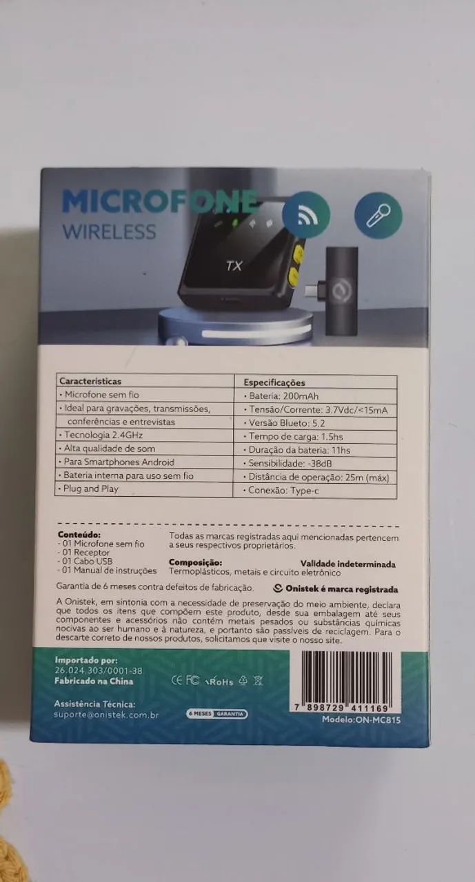 Microfone para celular