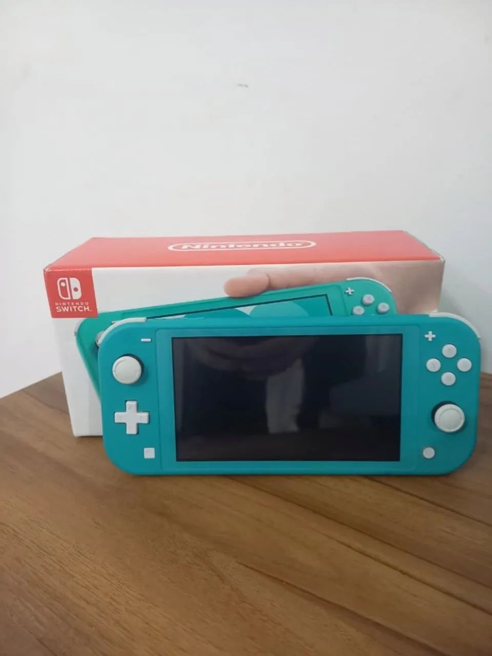 Nintendo Switch Lite Turquesa completo com caixa - Foto 2