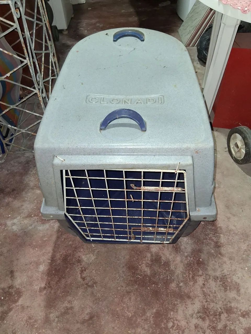 Caixa de transporte grande clonadi usada para cães porte grande  pitbull,  pastor ...
