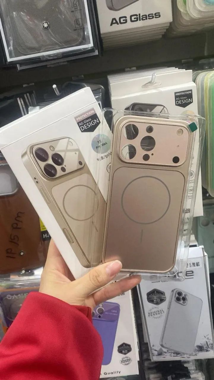 Capa que imita o iPhone 17 Pro Max Laranja  - Foto 3
