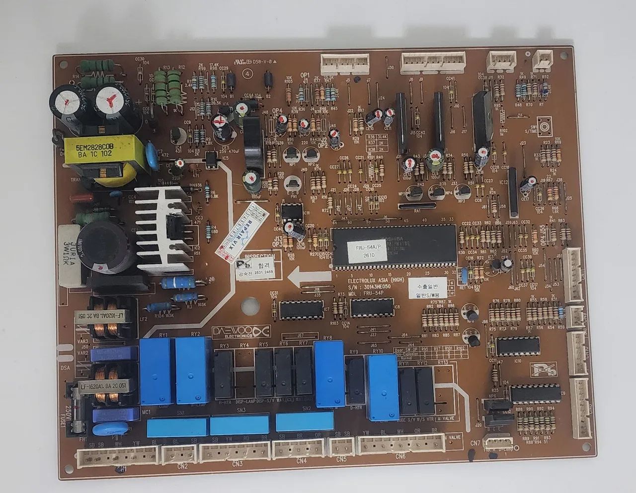 Placa de geladeira electrolux 