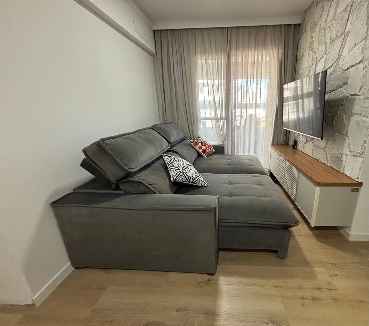 Sofa retrátil e reclinável 2,25cm