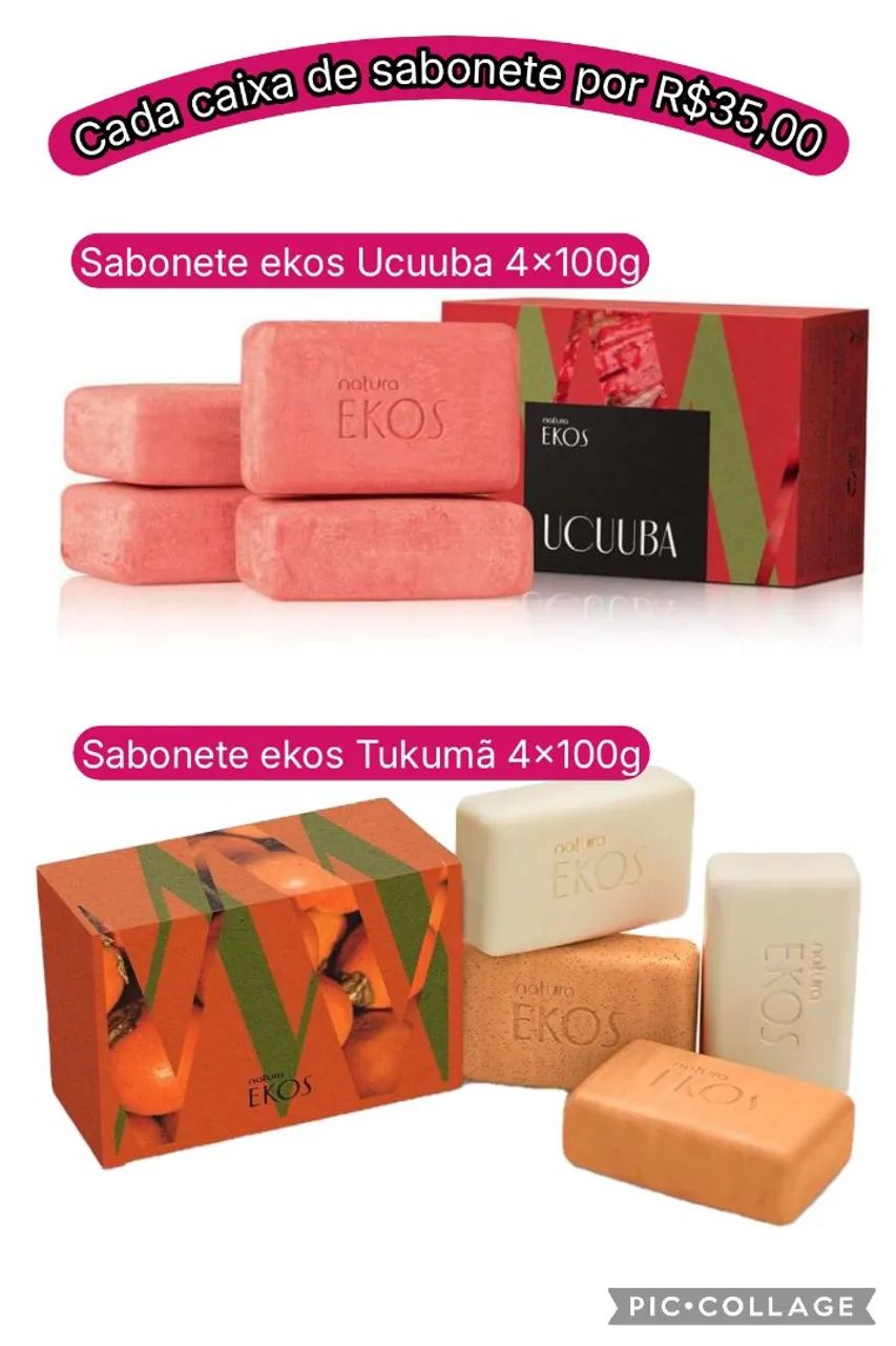 Sabonete ekos natura 