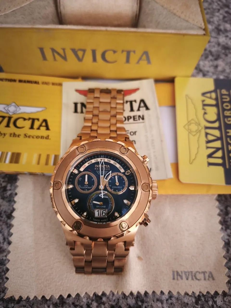 Relógio invicta subaqua specialty reserve 1567. (original) - Foto 3