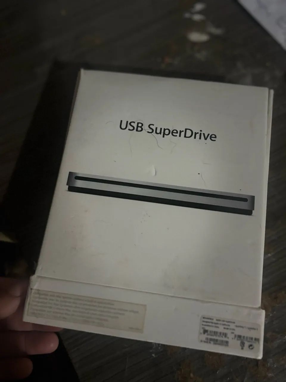 Apple USB SuperDrive (leitor e gravador de CD/DVD externo original