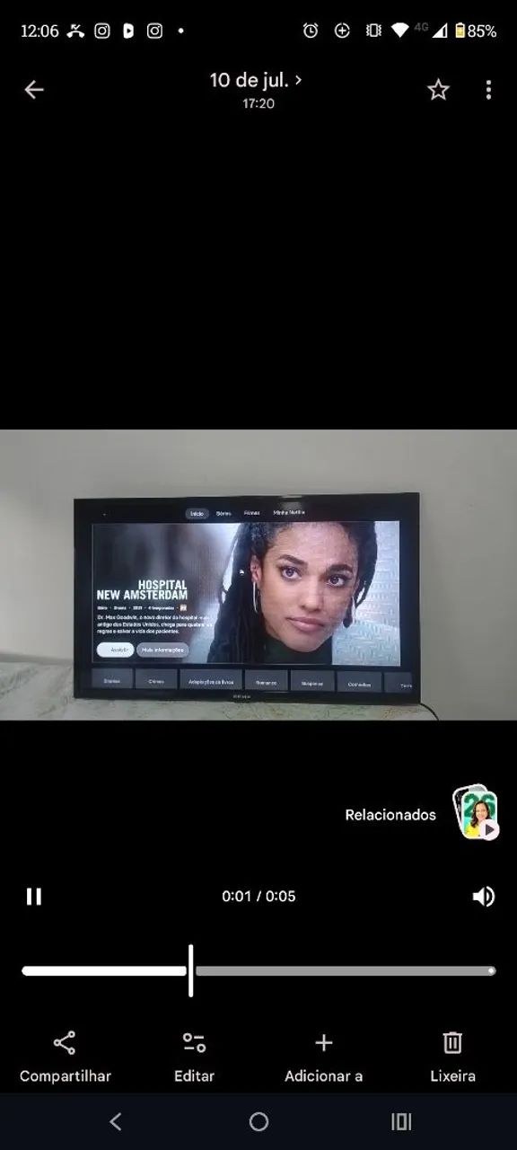 Smart TV Semp 32 polegadas 