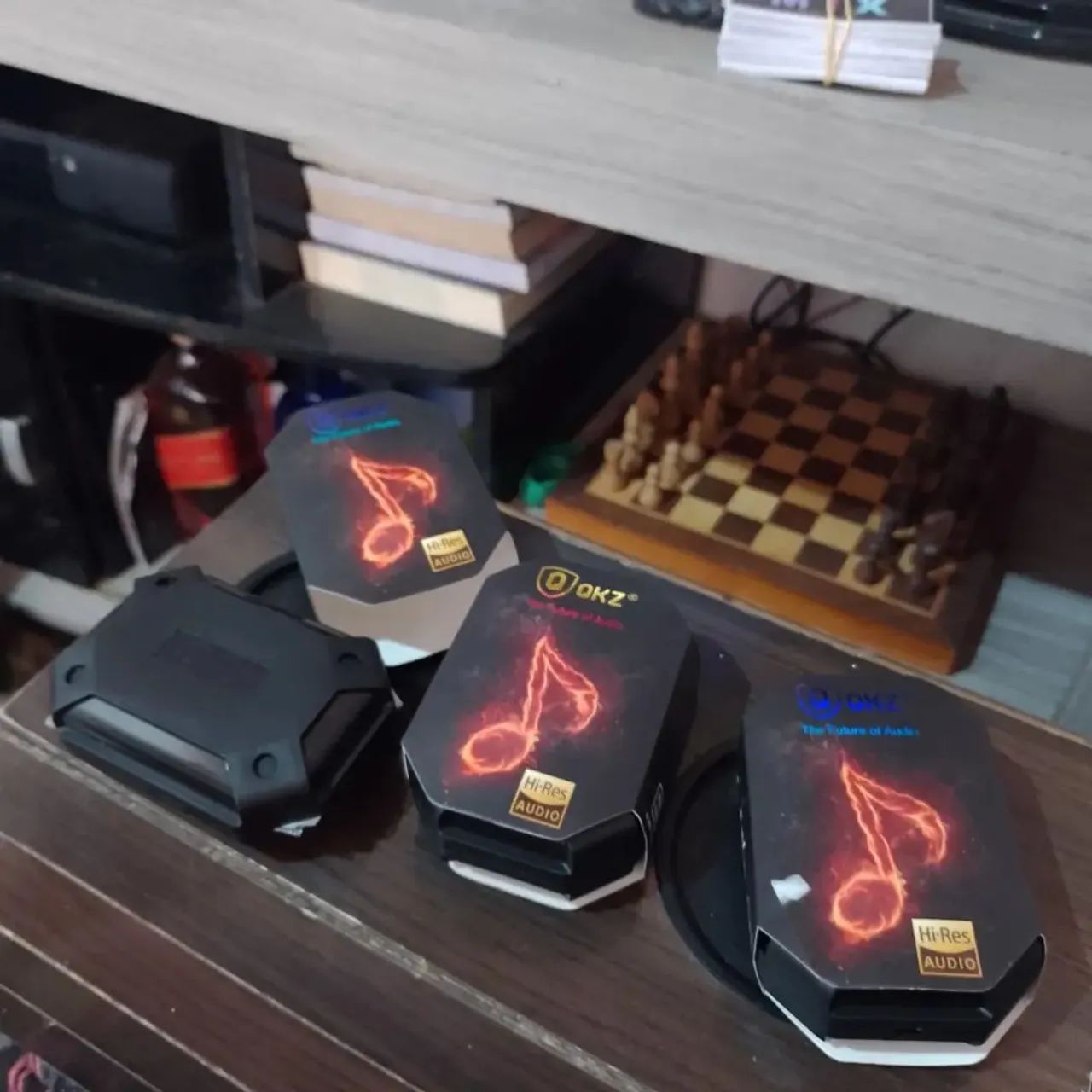 FONE QKZ AK6 retorno de palco gamer 