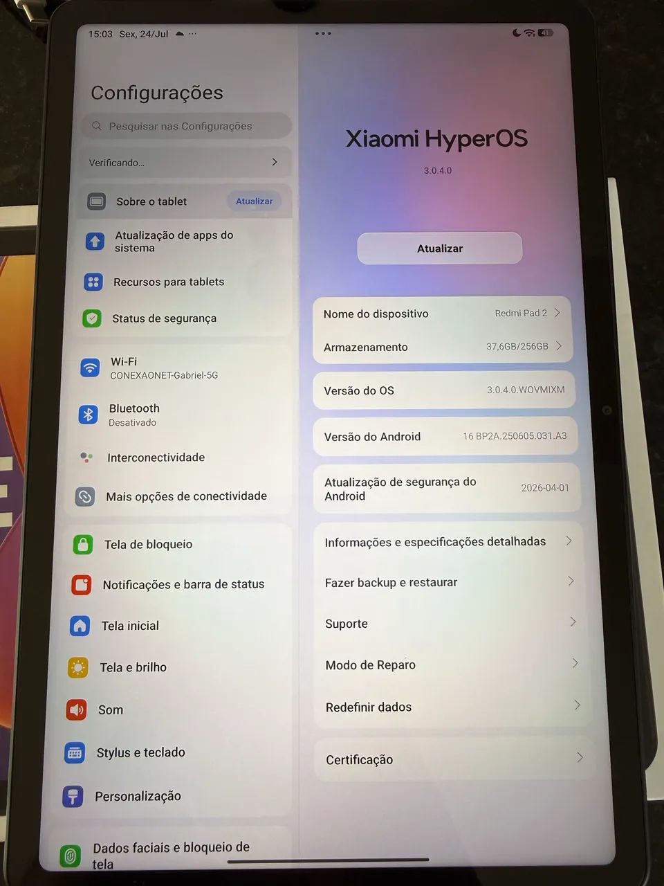 TABLET REDMI PAD 2 - NOVO - Foto 4