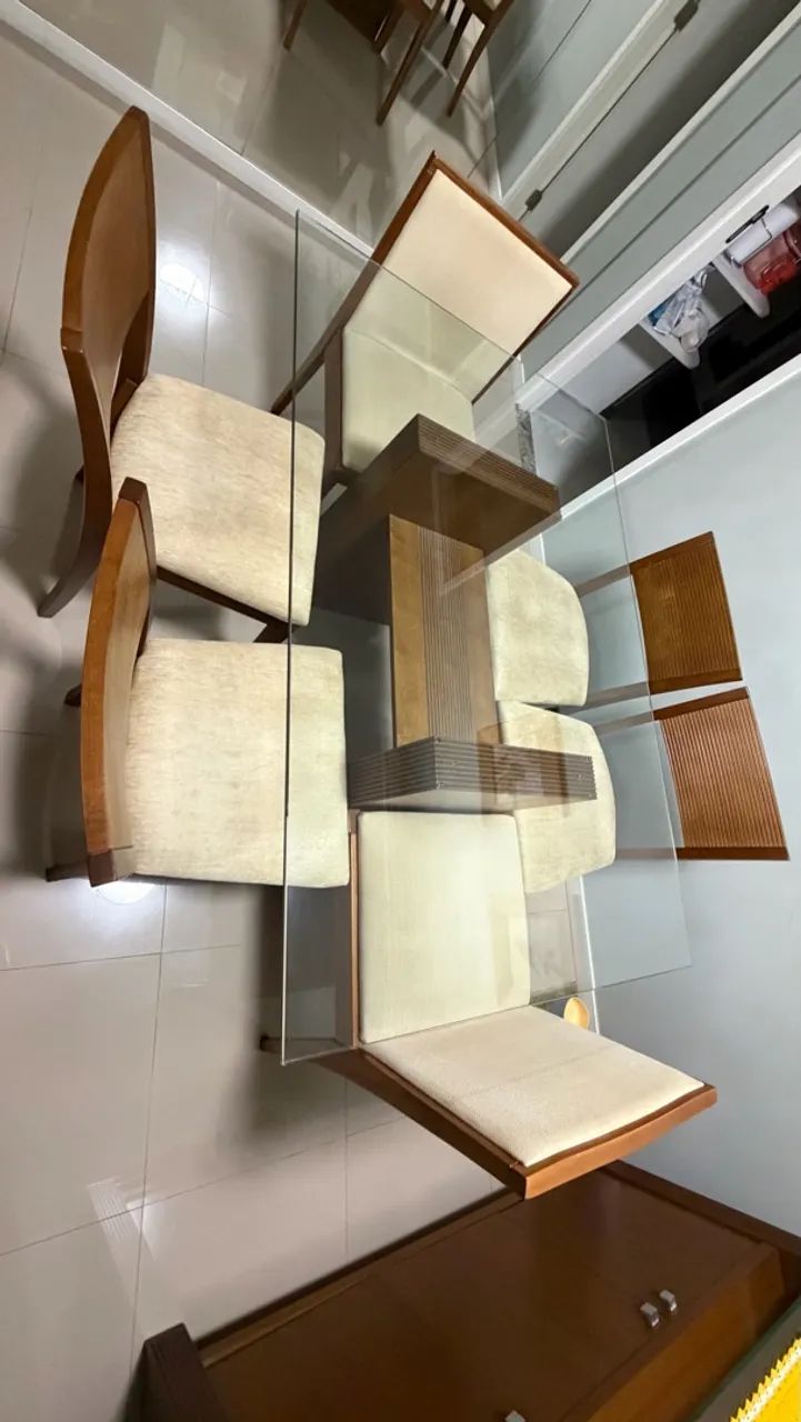 Mesa de jantar de vidro  - Foto 3