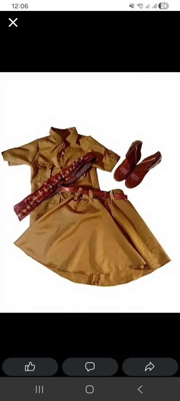 Roupa de dança Cangaço/Xaxado e Bota