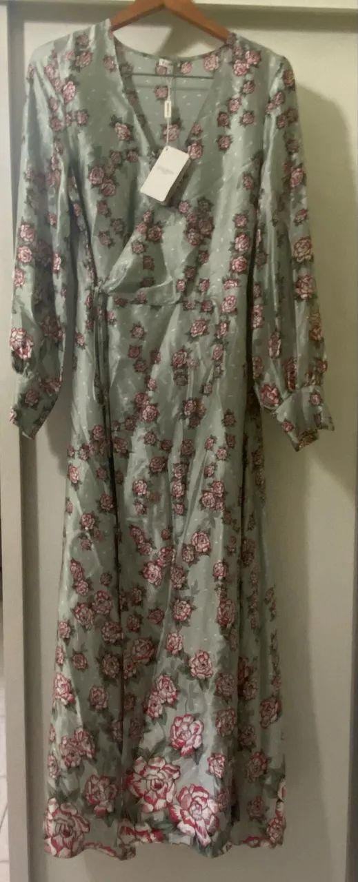 Vestido Seda longo LE LIS BLANC M