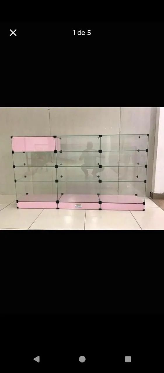 Vitrine modulada 