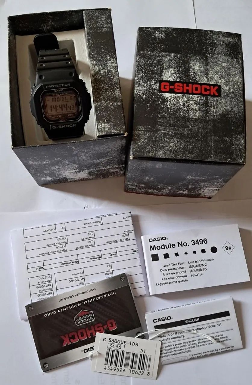 Relógio masculino g-shock solar