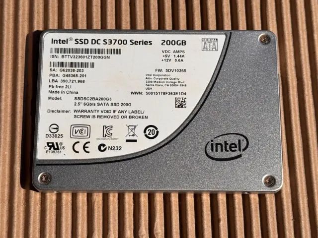 SSD intel 200gb MLC