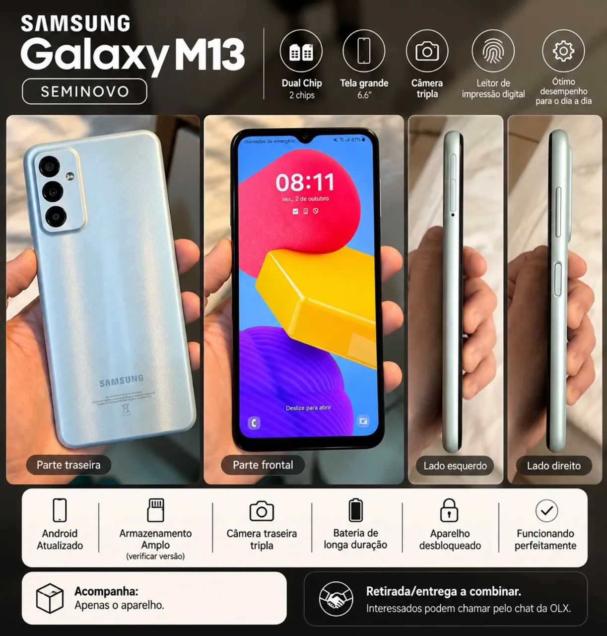 Samsung M13 - Estado de Zero