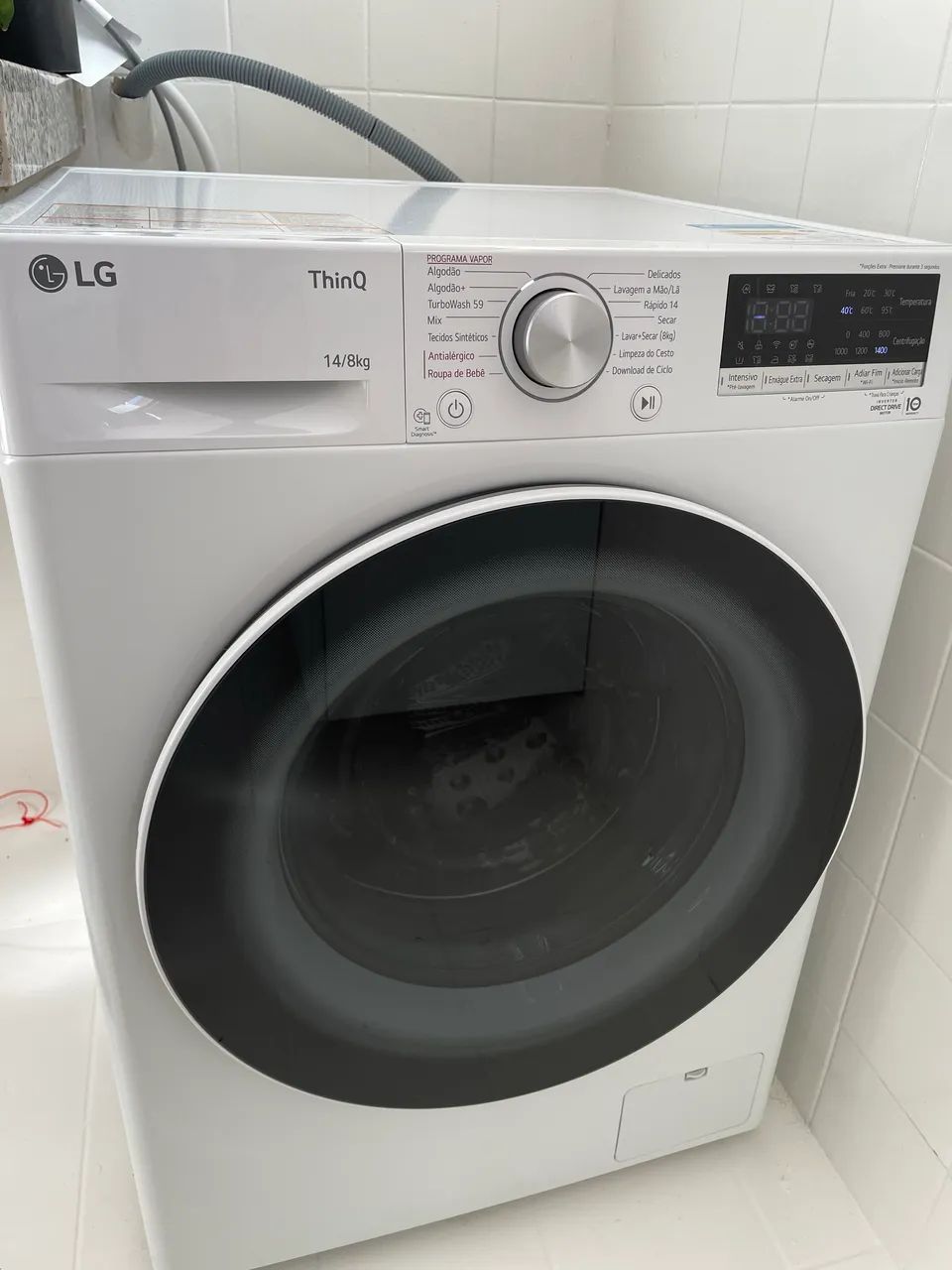 Lava e Seca Smart LG com Inteligência Artificial