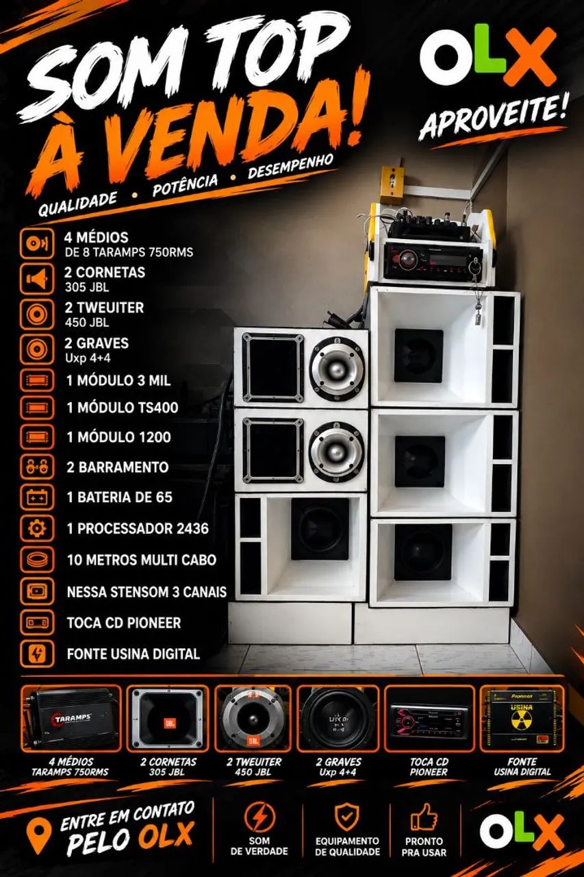 Som automotivo top 
