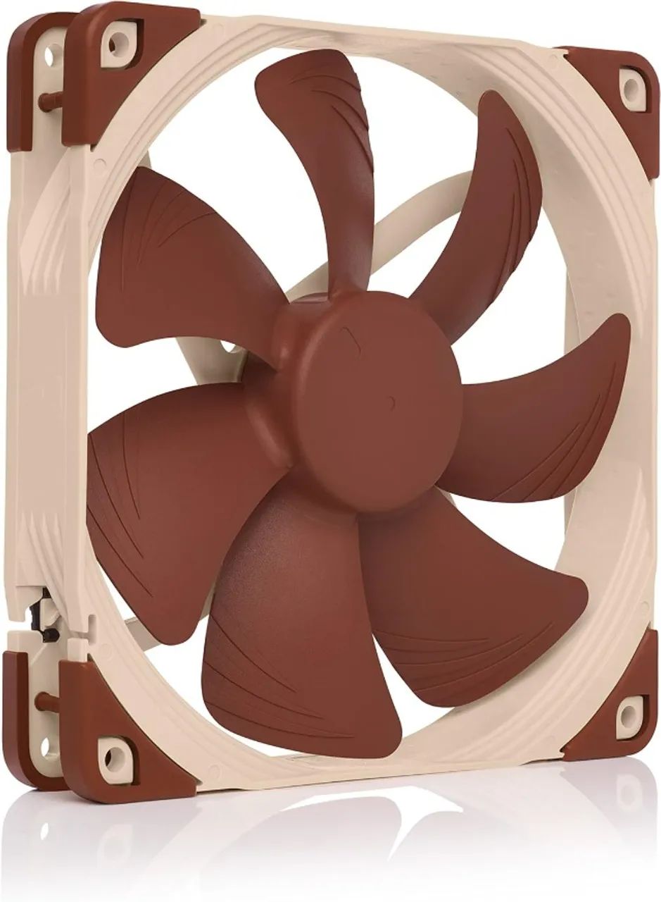Ventoinha Noctua NF-A14 PWM, Fan 140mm, 1500RPM, SSO2, Gamer, Desktop, Premium, Cooler, PC