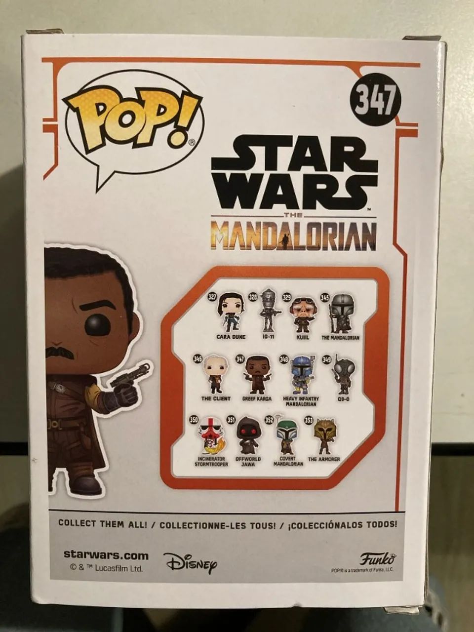 Funko Pop Disney Stae Wars Greef Karga 347 - Foto 4