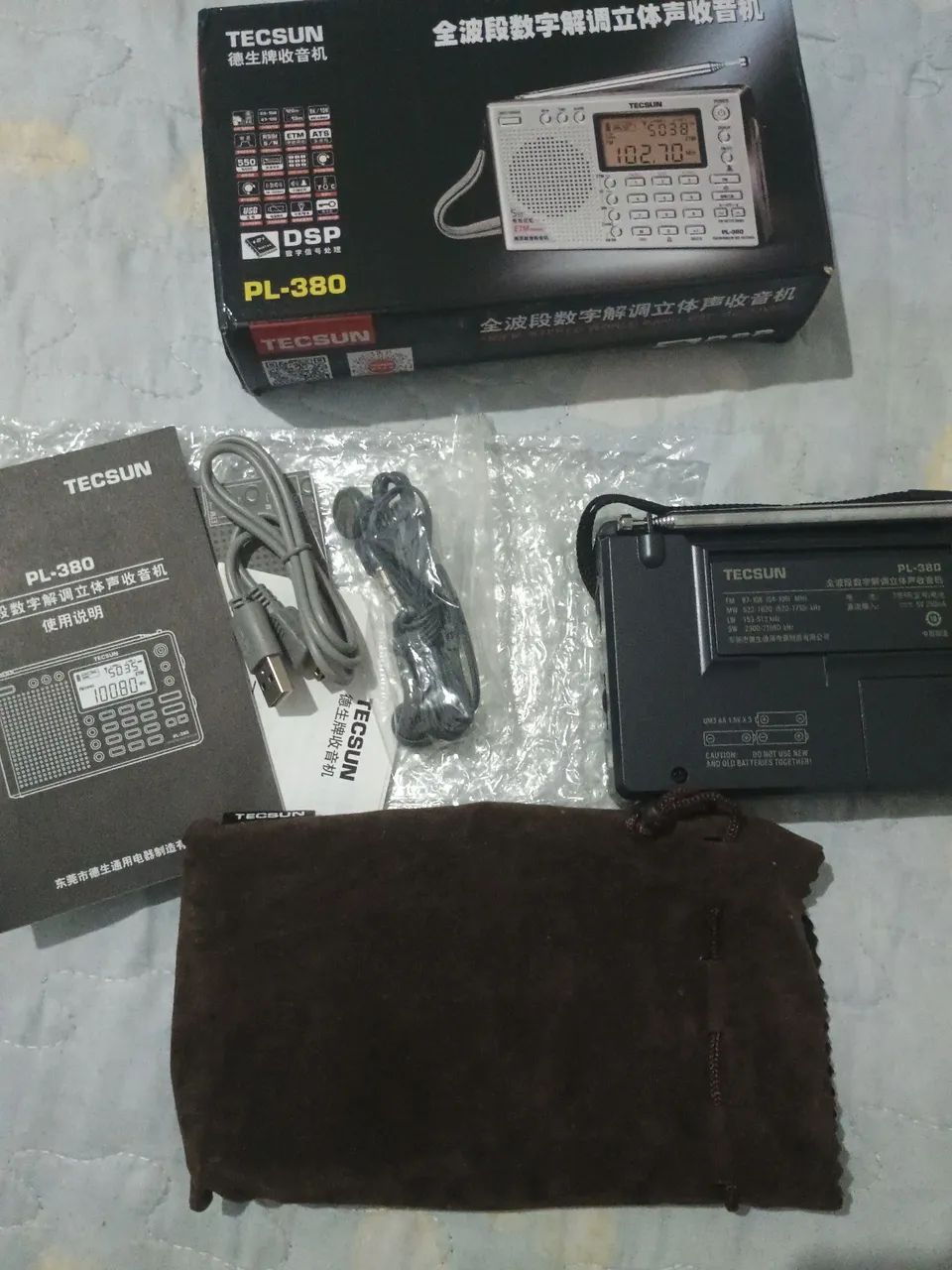 Rádio TECSUN PL 380 receptor multibanda  - Foto 4