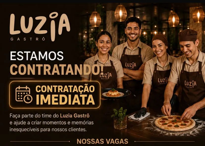 Oportunidade de Emprego Contratação Imediata