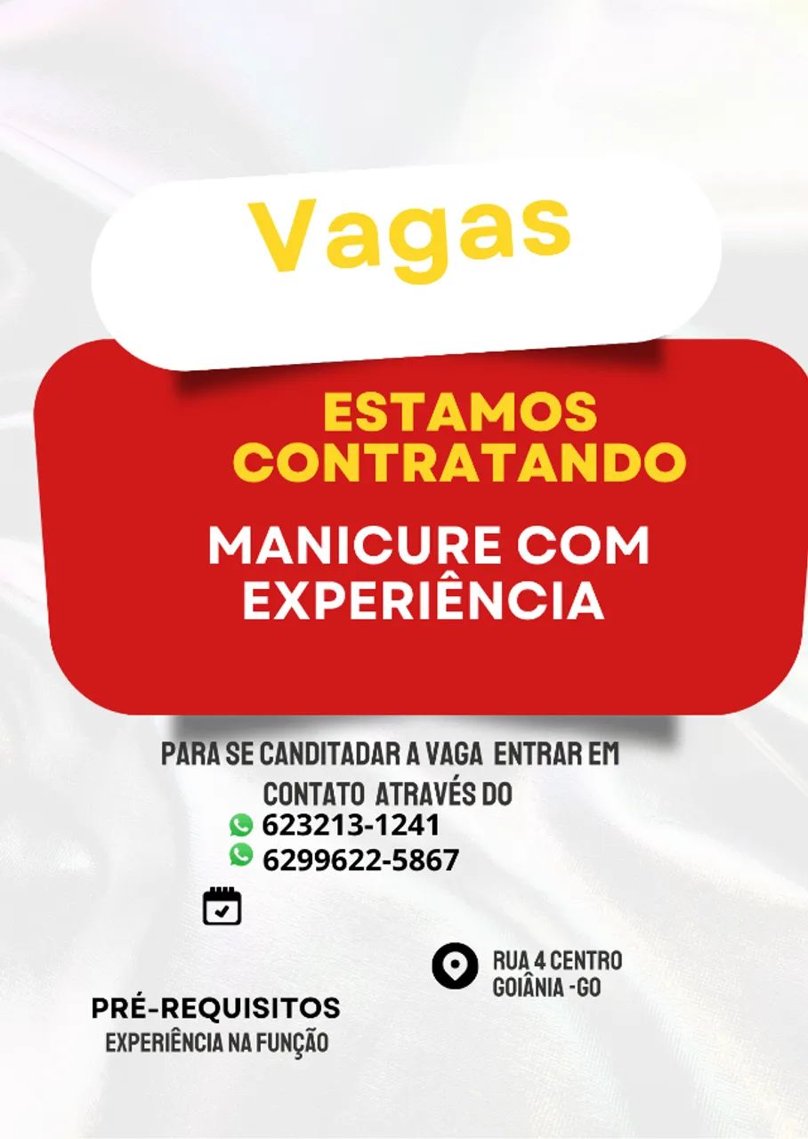 MANICURE COM EXPERIÊNCIA