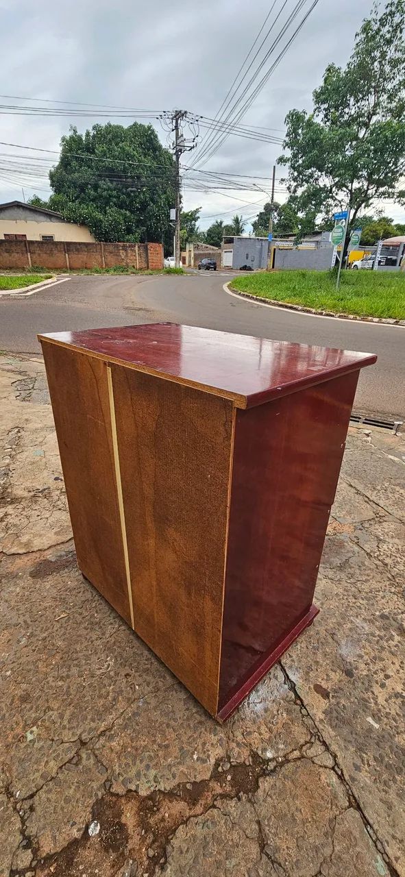 comoda usada madeira compensado bem reforçada ENTREGA GRÁTIS  - Foto 3