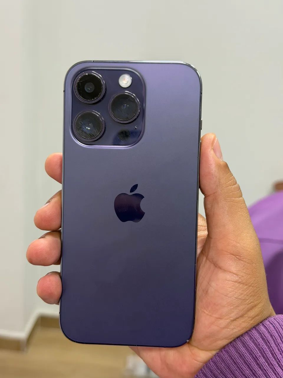 iPhone 14 Pro Roxo-Profundo 128GB - Único Dono - 100% Original