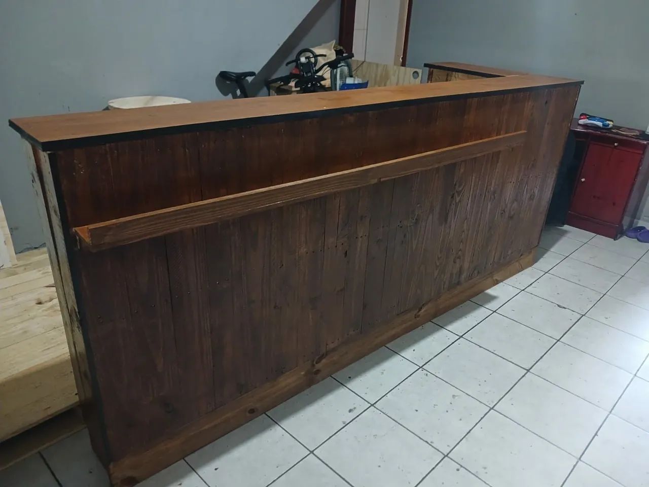Balcao rústico Palet fabricamos 