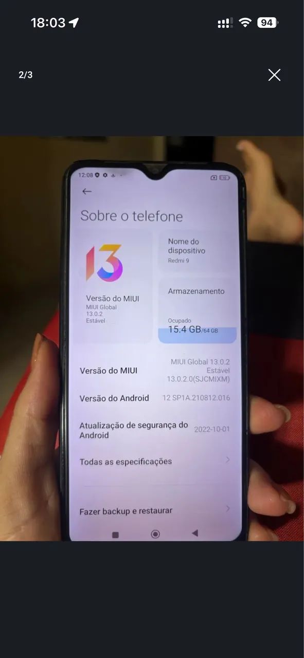 Smartphone Redmi9 - Foto 2