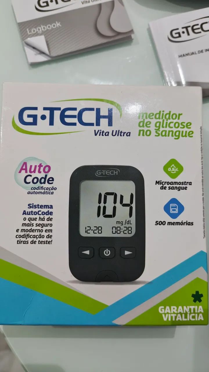 MEDIDOR DE GLICOSE G-TECH - Foto 3