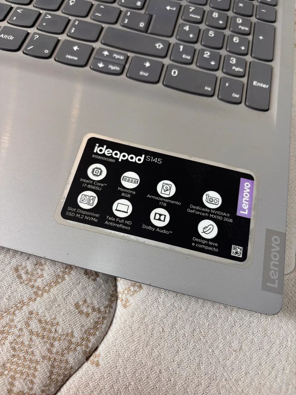 Lenovo IdeaPad S145 - i7 + NVIDIA GeForce MX110