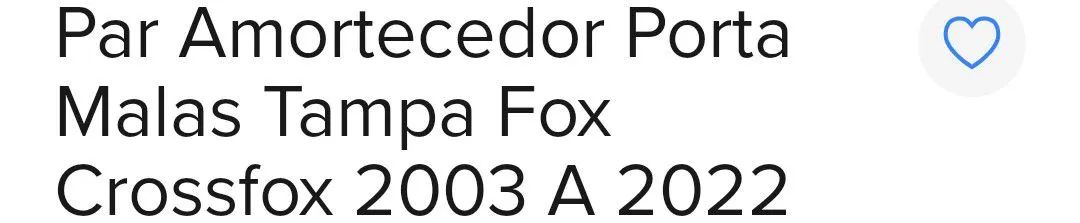 amortecedor do Fox 2013 a 2021 - Foto 2