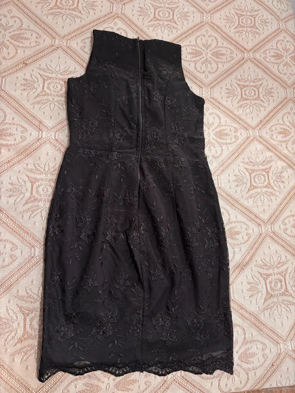 Vestido preto renda - Foto 2