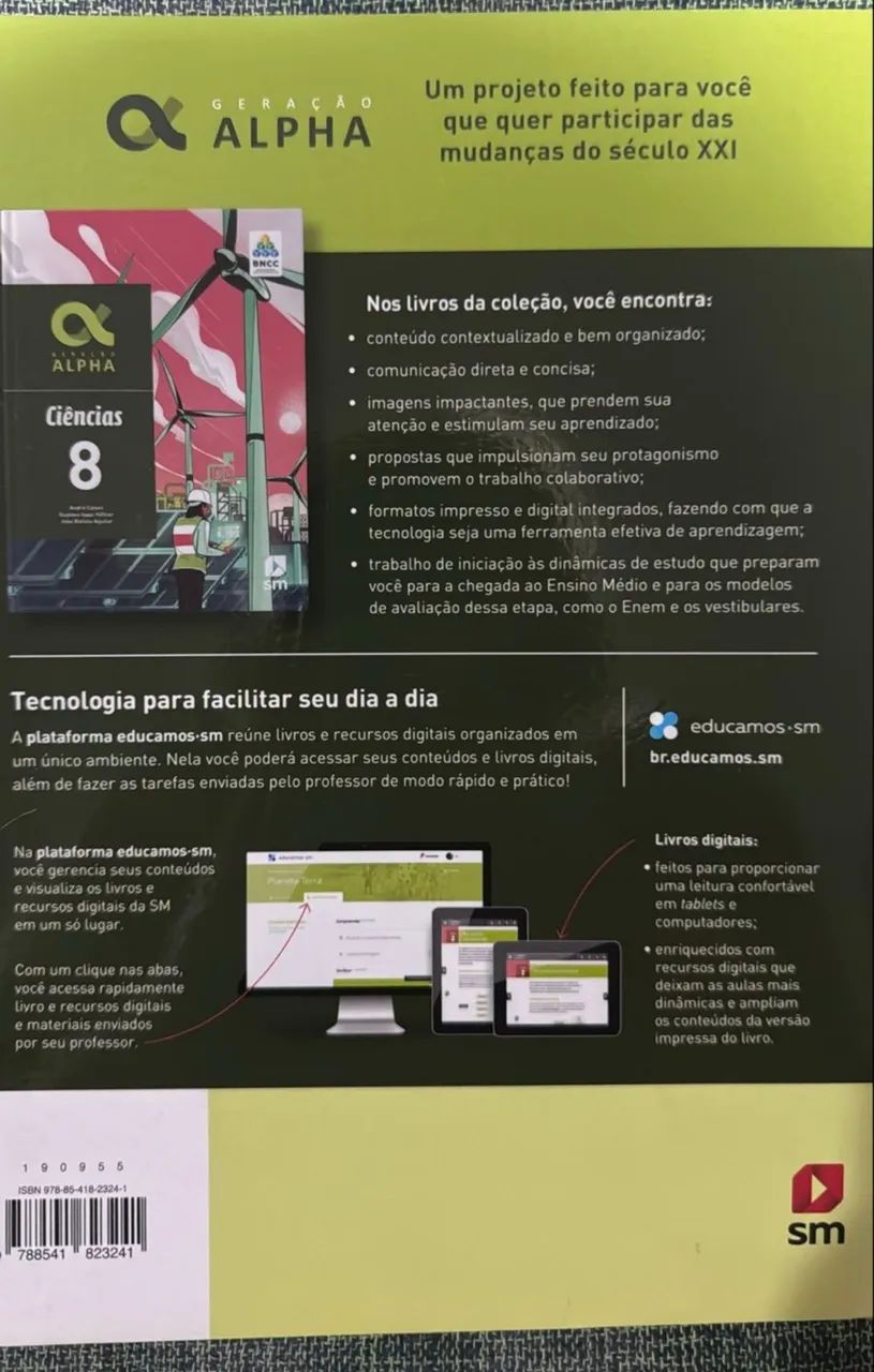 Livro Ciências - 8 ano -  Geração Alpha - editora BNCC - Foto 2