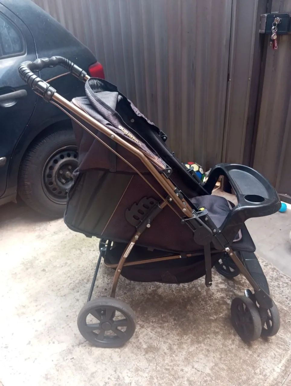 Carrinho de bebê e bebê conforto  - Foto 4