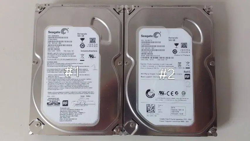Vendo 2 HD de 500GB junto ou separado.