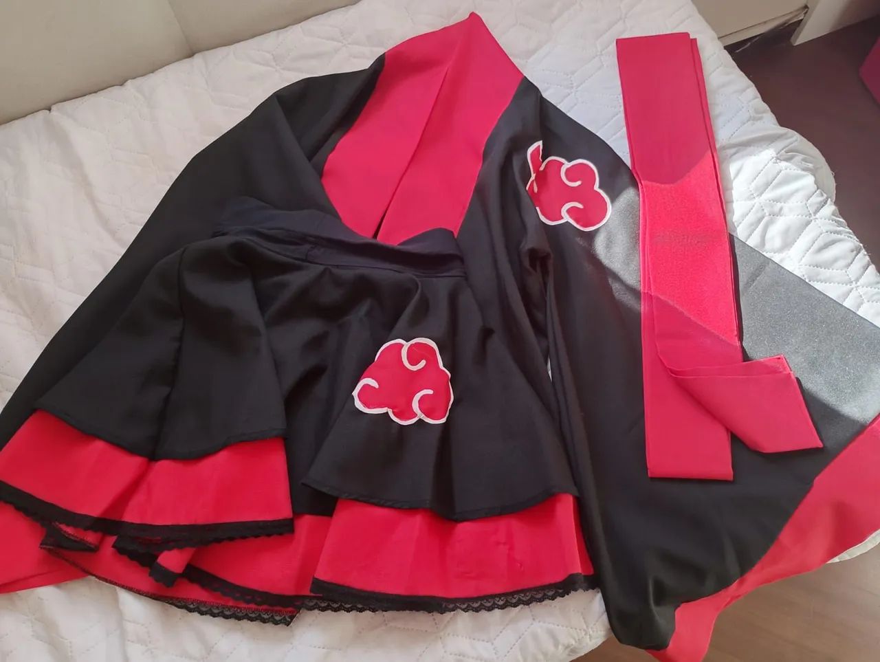 Kimono cosplay manto da katsuki naruto