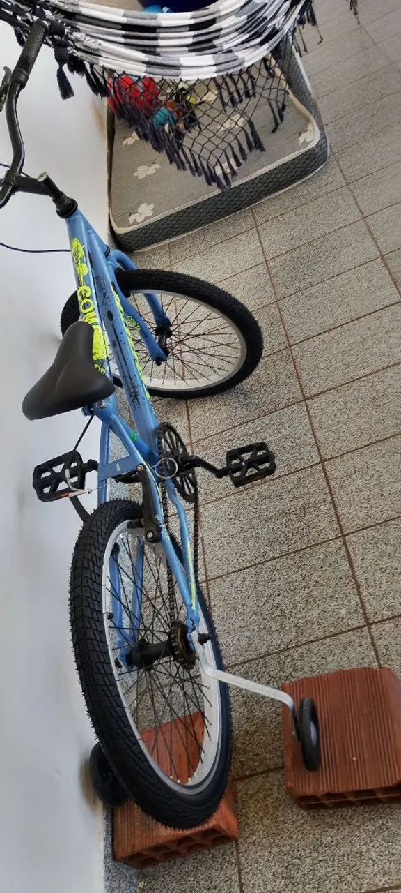 Bicicleta aro 20 com rodinhas - Foto 2