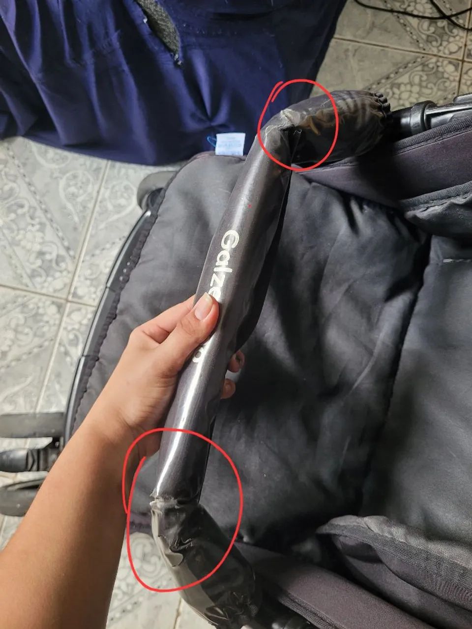 Carrinho de bebê Galzerano  - Foto 4