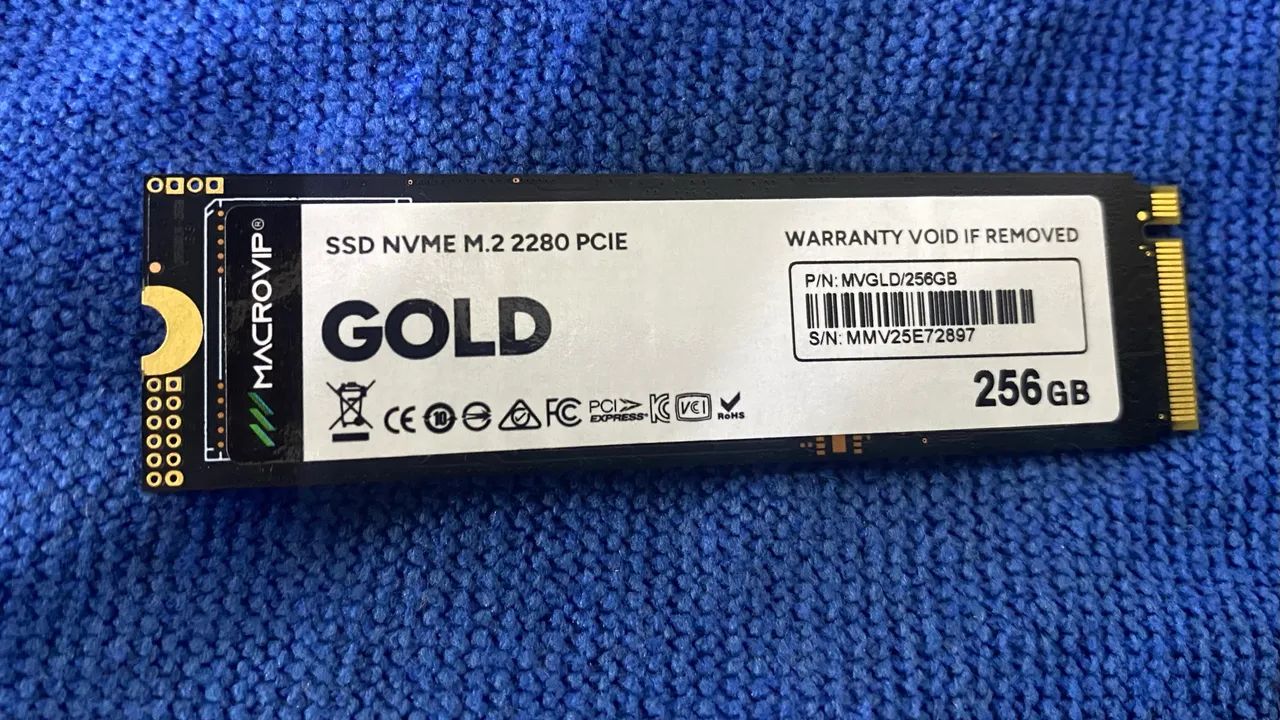Hd SSD NVME 256GB 