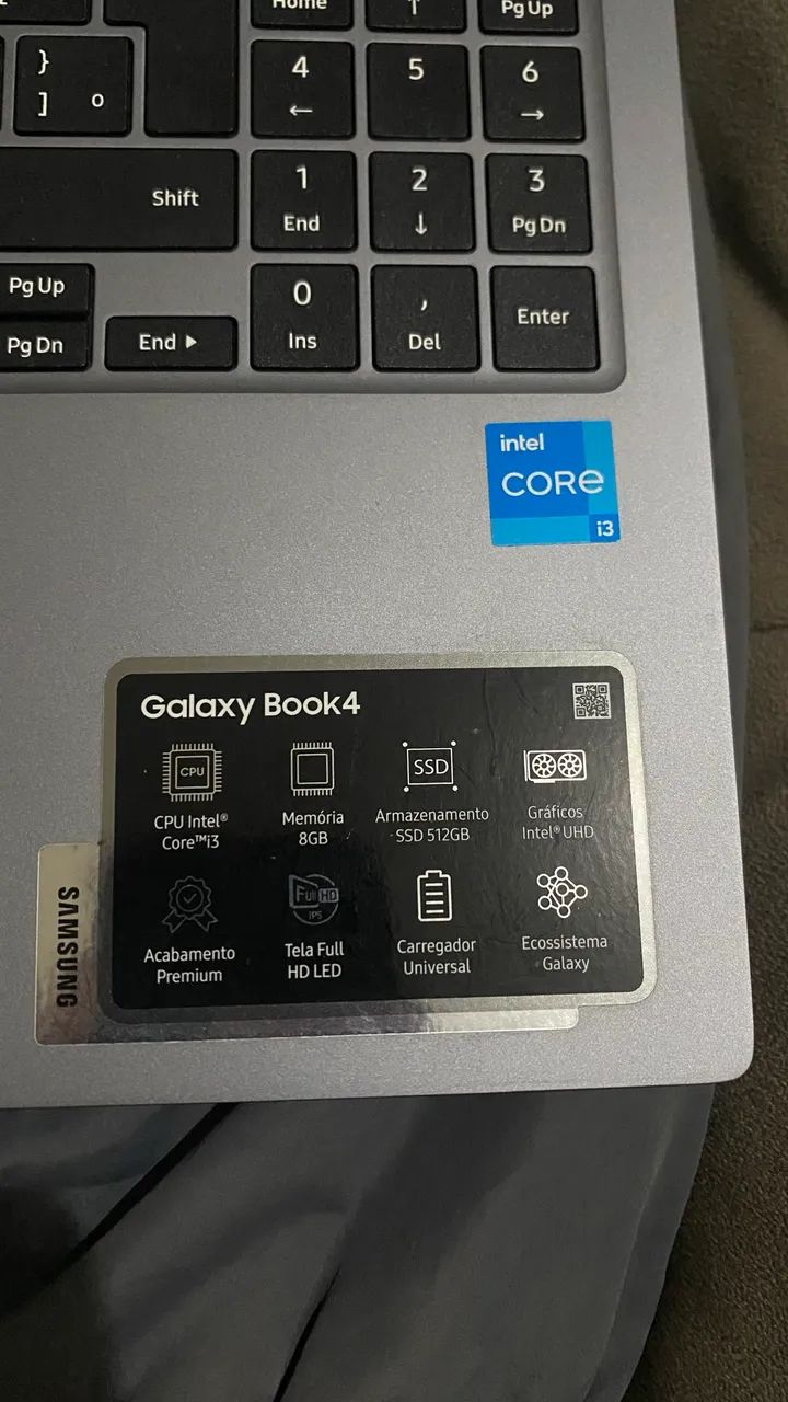 Notebook Galaxy Book4 i3 ? 8GB ? 512GB SSD - Foto 4
