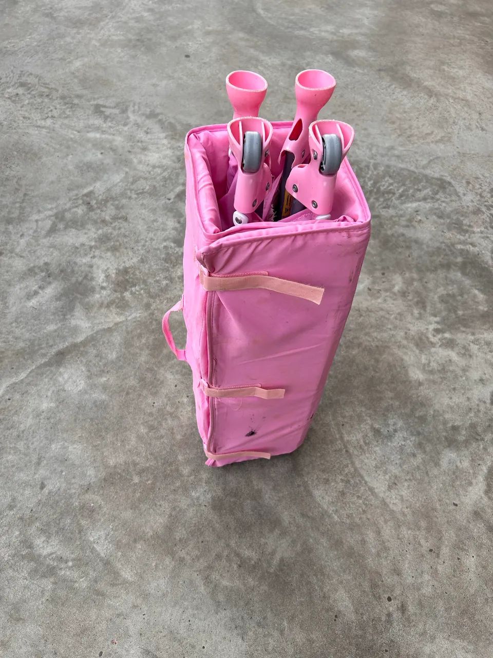 Berço portátil Rosa + Colchão  - Foto 5