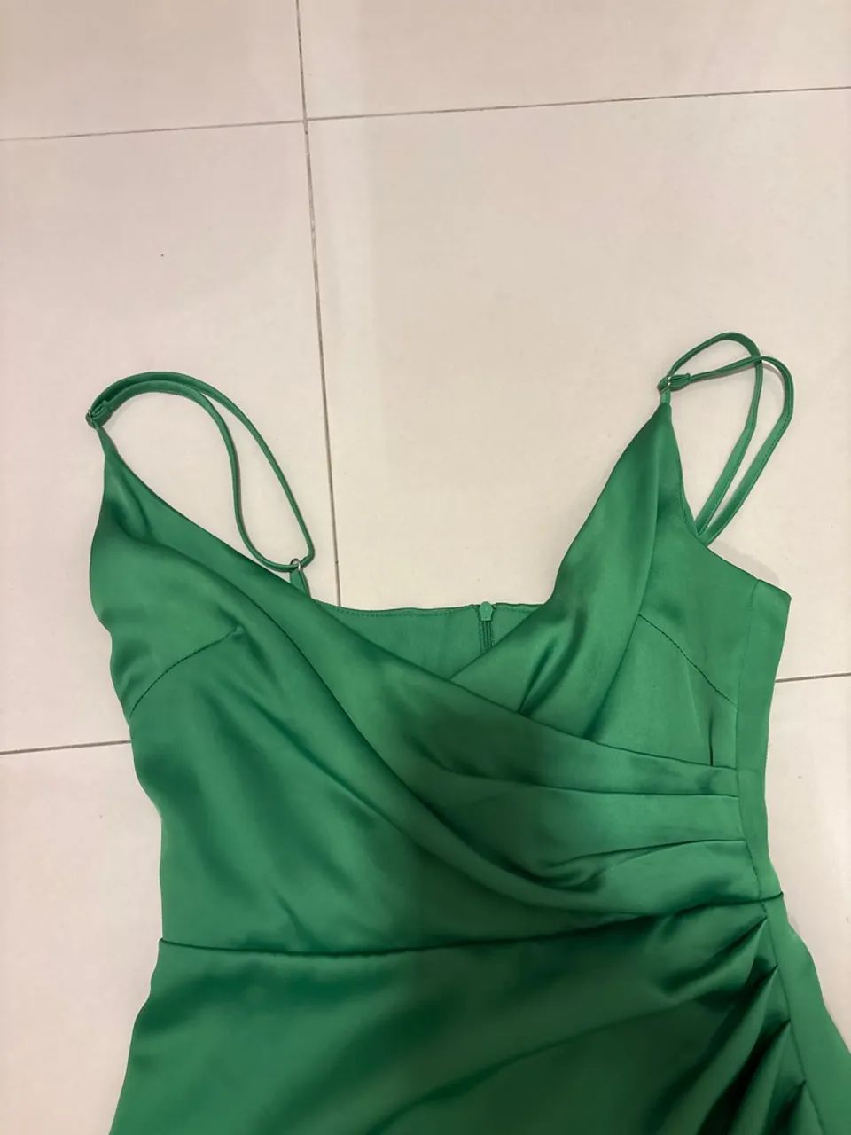vestido cetim verde  - Foto 2