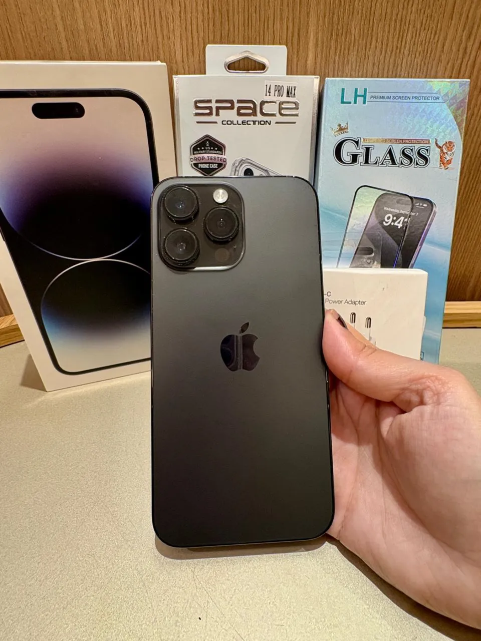 iPhone 14 Pro Max 128gb Preto CHIP FÍSICO E E-SIM - Celulares e