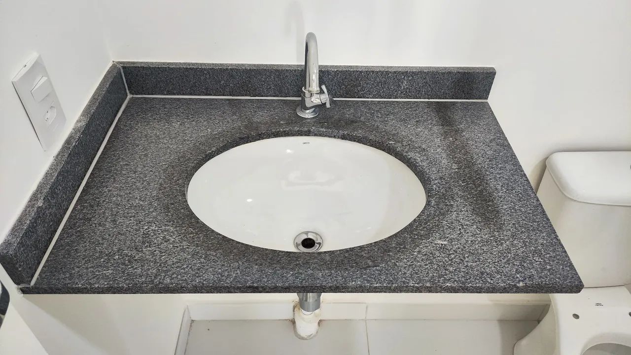 Pia para banheiro de granito andorinha 80x50 - Foto 2