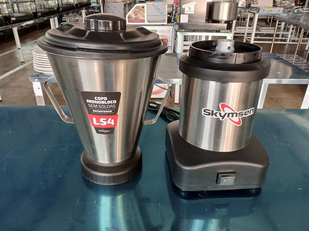 LIQUIDIFICADOR BAIXA ROTAÇÃO SKYMSEN LS 4L - Foto 2