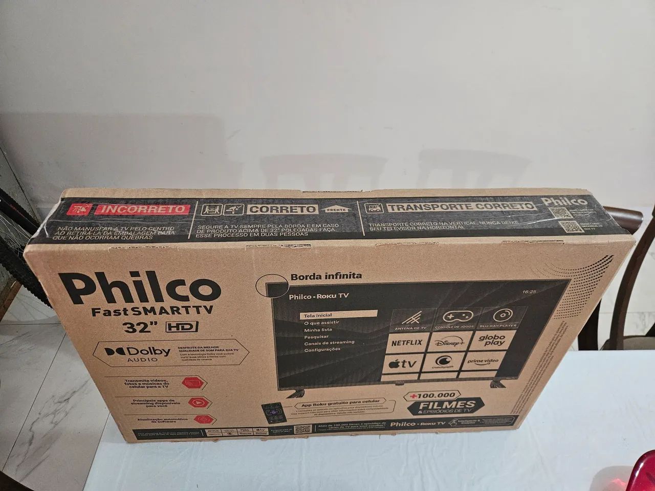 Smart TV 32" Philco Roku TV - Nova Lacrada, Wi-Fi e Dolby Audio - Foto 2