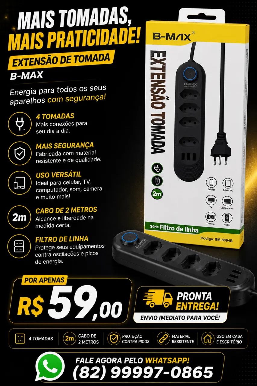 Extensão 2 Metros 