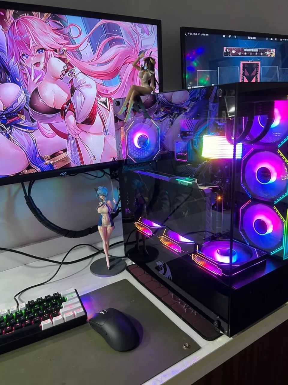 Pc gamer branco Intel forte  - Foto 3